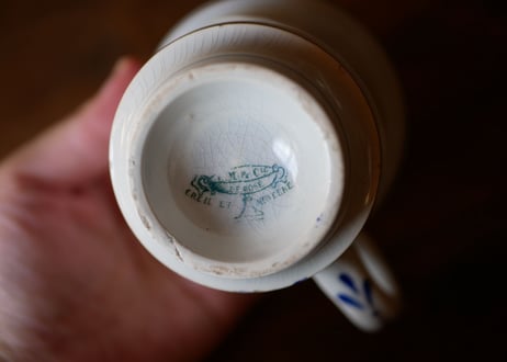 【no.3】Creil et Montereau クレイユモントロー ブリュロカップ フランスアンティーク