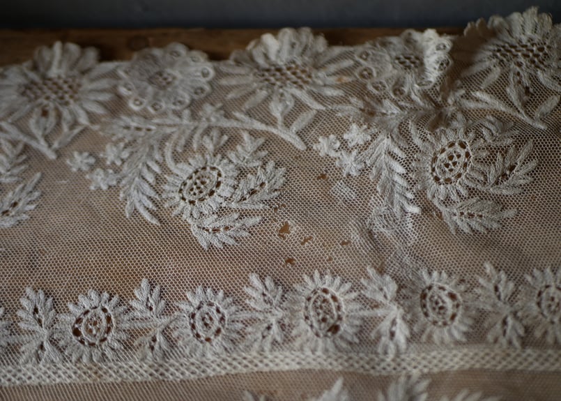 アンティークレース テーブルクロス フランスアンティーク