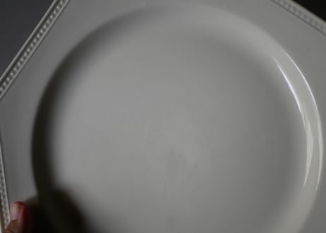 no.6 MONTEREAU クレイユモントロー　オクトゴナル　フランスアンティーク　アンティーク皿