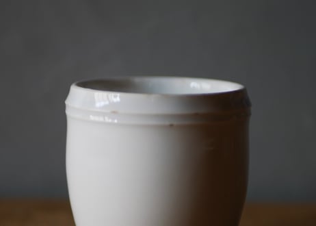 クレイユモントロー　小さい器　ポット　フランスアンティーク　ブロカント