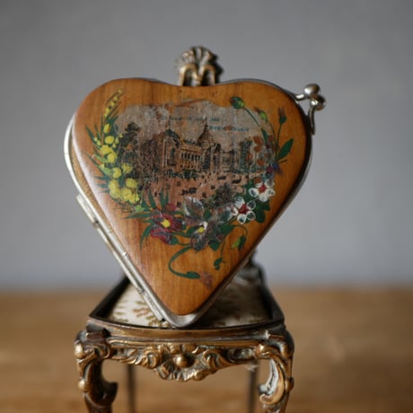 フランスアンティーク　ブロカント　蔓薔薇のポルトモネ　シャトレーン フランスアンティーク ブロカント 蔓薔薇のポルトモネ シャトレーン