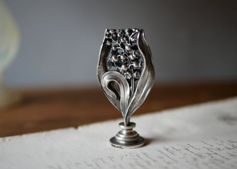 muguet , silver stamp