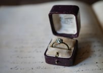 小さな花の指輪 フランスアンティーク vintage ブロカント