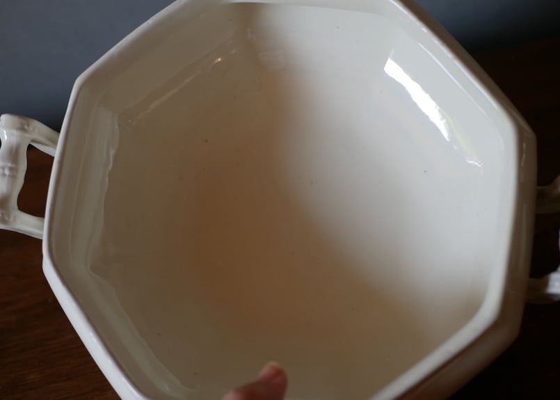 フランス アンティーク クレイユモントロー オクトゴナル スーピエール