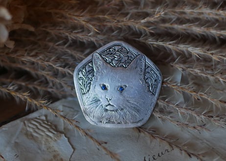 CAT brooch