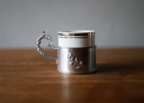 Pewter Rose cup +