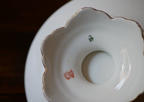 【ご予約 RESERVED】LIMOGES リモージュ ケーキスタンド コンポティエ フランスアンティーク