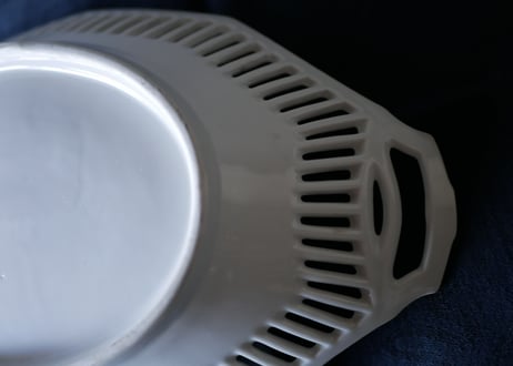 パニエ皿　華やかな器　フランスアンティーク