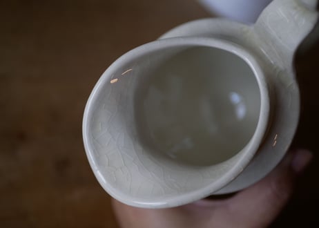 白地のピシェ　フランスアンティーク　ブロカントのある暮らし