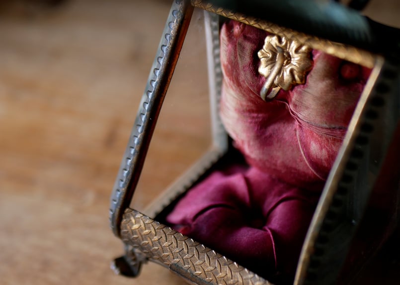 オルモル 懐中時計用 ジュエリーケース フランスアンティーク