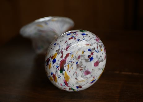 フラワーベース　クリシー　フランスヴィンテージ　ブロカント　花器　花瓶　ブロカントのある暮らし