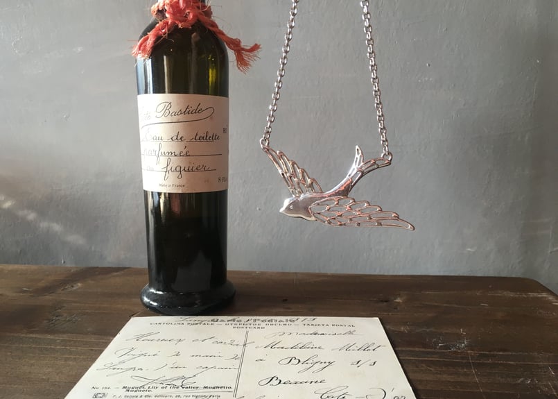 フランス ヴィンテージ ツバメ ネックレス | mamantique