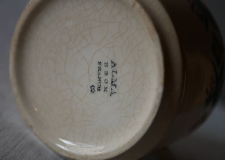クレイユモントロー　マグカップ　フランスアンティーク