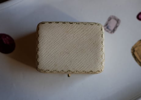 イヤリング　ピアス　ジュエリーケース　フランスアンティーク