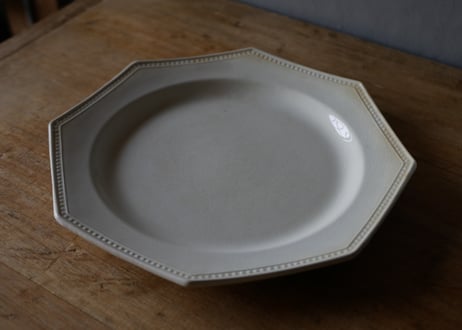 no.1  MONTEREAU クレイユモントロー　オクトゴナル　フランスアンティーク　アンティーク皿