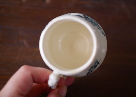 クレイユモントロー ミルクカップ フランス アンティーク