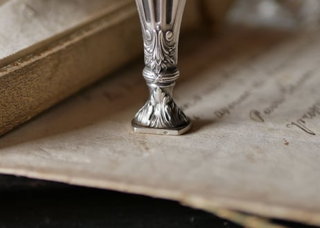 silver stamp , RUBAN