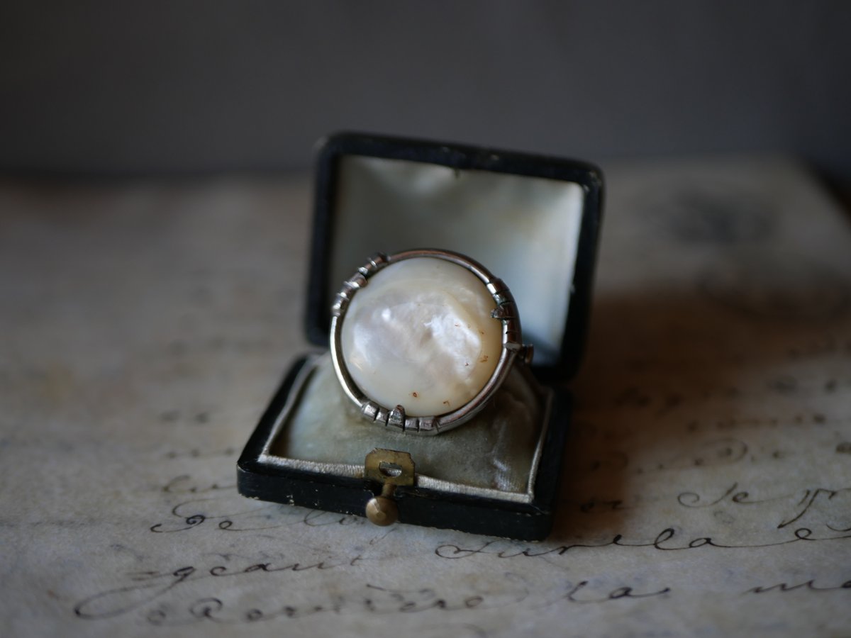 マザーオブパール ヴィンテージブローチ アンティークのある暮らし