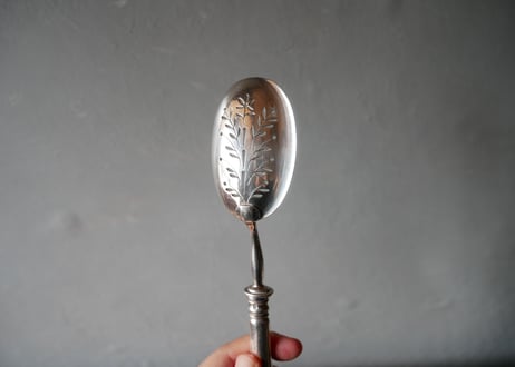 美しいアイスクリーム用スプーン　シルバー
