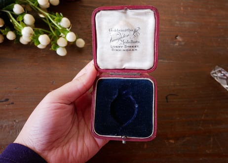 antique jewerly case from England アンティーク ジュエリーケース