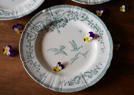 GIEN  ”Marie-Antoinette" plate