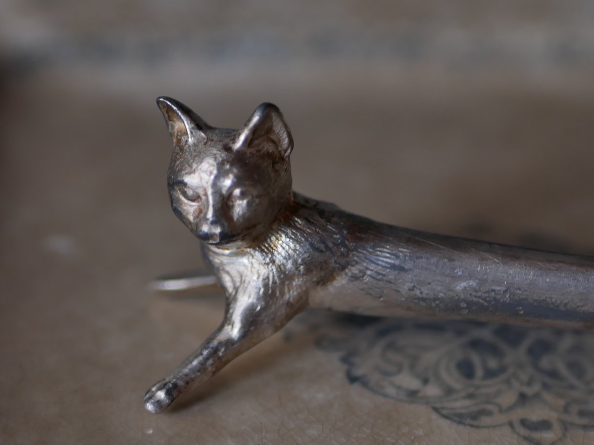 猫のナプキンリング　フランスアンティーク　ブロカントのある暮らし CATEGORY ネコ | mamantique