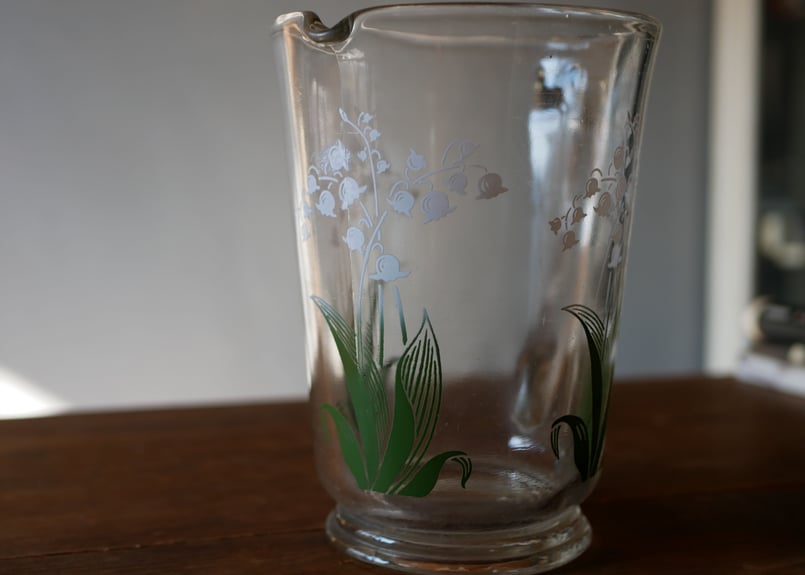 フランスアンティーク ビスケット LU ピッチャー 水差し フランス 琺瑯