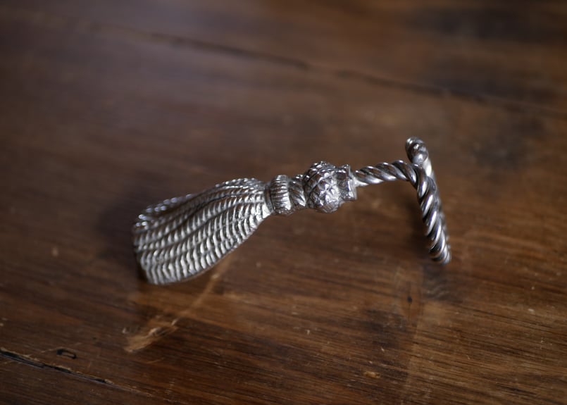 タッセルデザイン 在庫→3 ナプキンリング フランスアンティーク