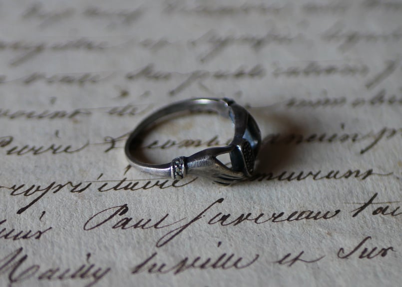 ハンドモチーフ クラダリング スターリングシルバー ヴィンテージ