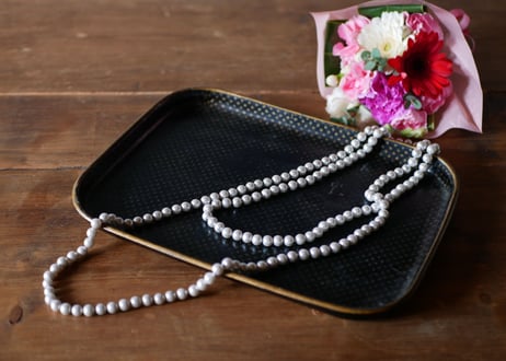 glass beads necklace