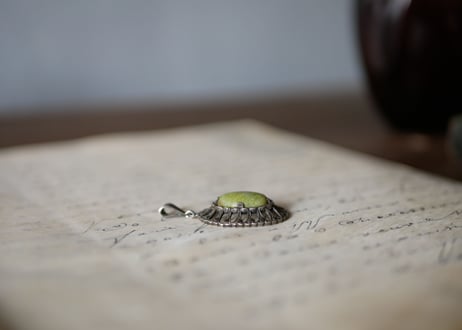 マーカサイト マルカジット ペンダントトップ FRANCE antique BROCANTE vintage