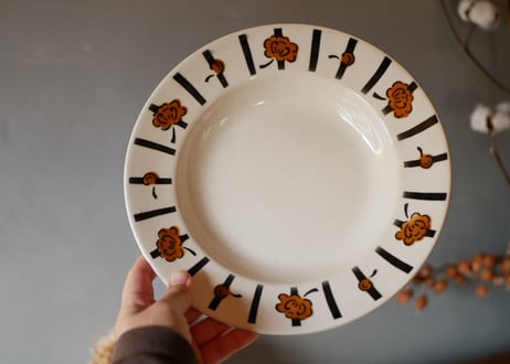 在庫→１　Badonviller  chocolate plate