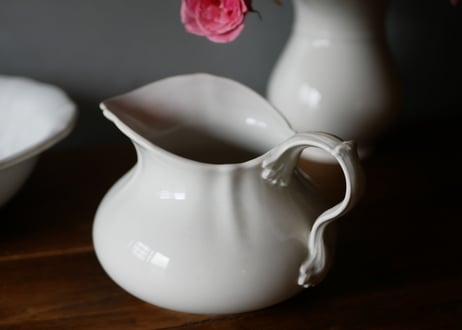 creil et montereau , picher and bowl