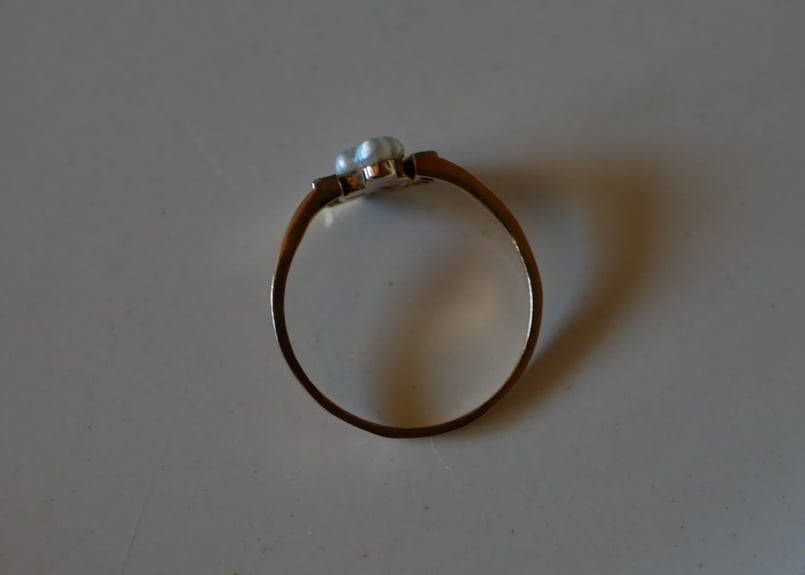 K18 アールデコ スパニッシュリング スペインアンティーク | mamantique