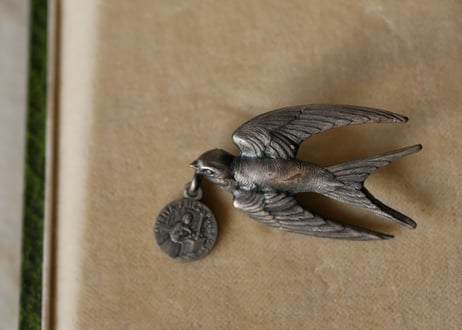 swallow brooch