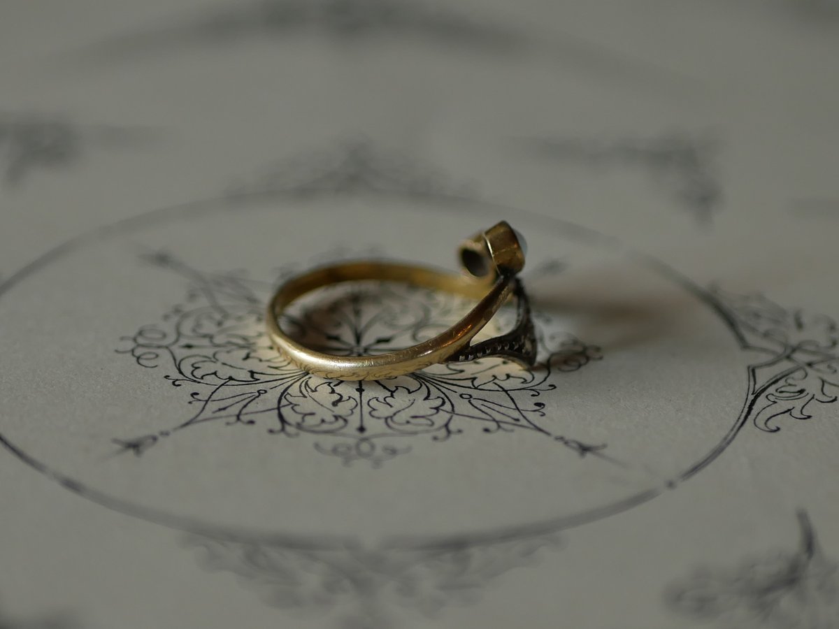 パール　アールデコ　ヴィンテージリング　k18 fit=scale-down,w=1200