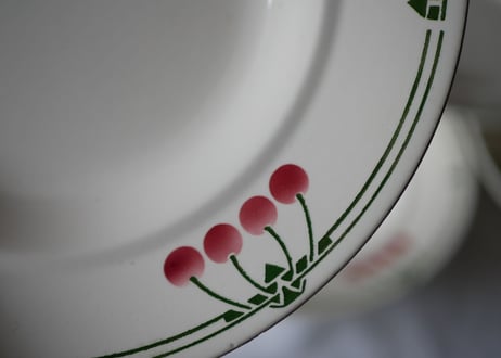 残→4　Cherry plate