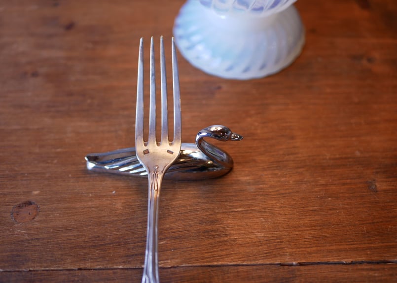 swan , cutlery rest | mamantique