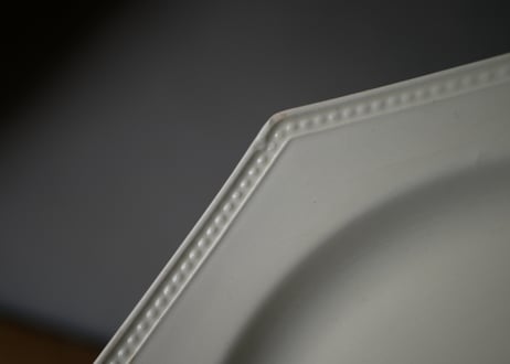 no.6 MONTEREAU クレイユモントロー　オクトゴナル　フランスアンティーク　アンティーク皿