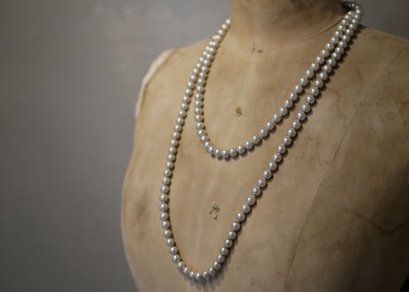 glass beads necklace