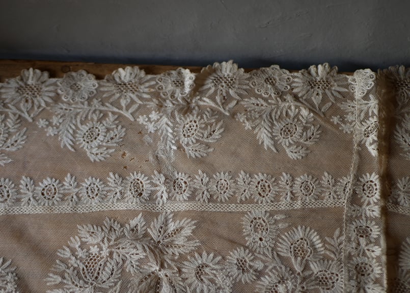 アンティークレース テーブルクロス フランスアンティーク
