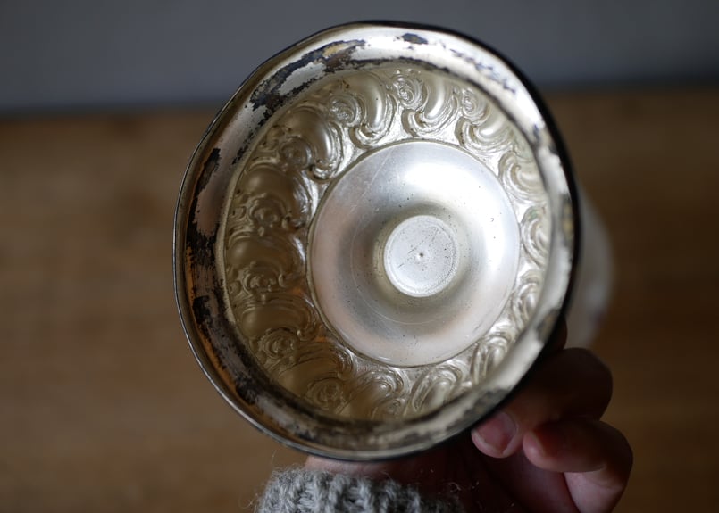 すみれのボンボニエール フランスアンティーク アンティークのある