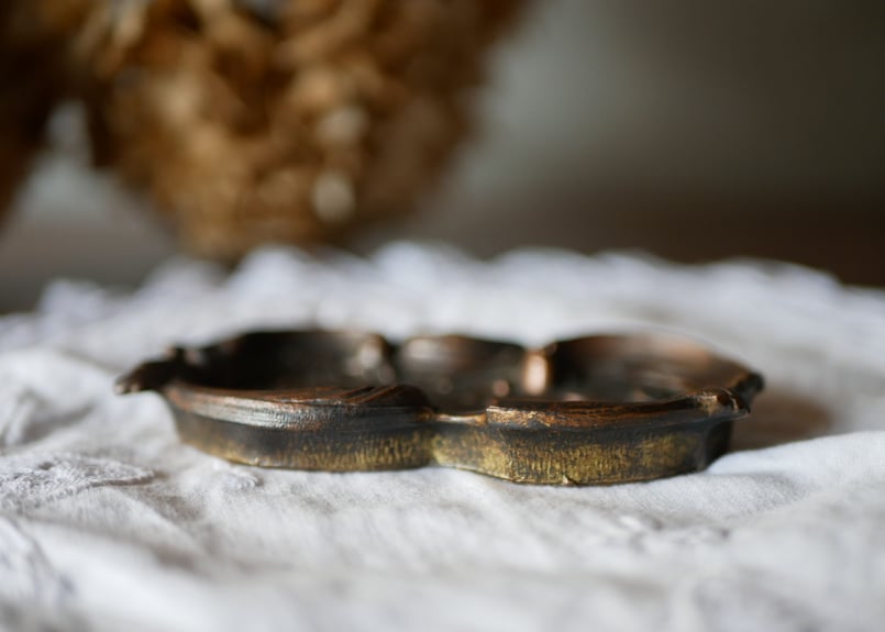 アール・ヌーヴォー アンティーク ブロンズプレート 【公式通販】