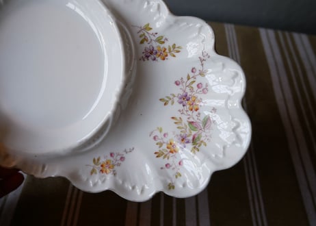 LIMOGES プレート 小花柄 フランスアンティーク リモージュ