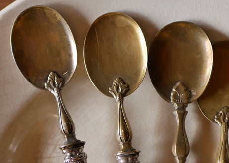 silver spoon monogram