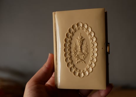 ミセル　祈祷書　聖杯　フランスアンティーク　アンティークのある生活