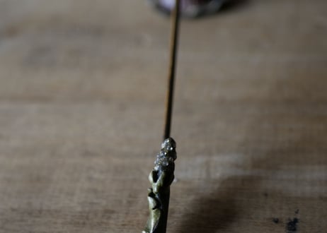 花の形をしたキャンドルスナッファー　フランスアンティークのある暮らし　フランスアンティーク