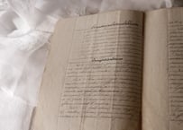 【HOLD 商談中】フランスアンティークの公文書 B