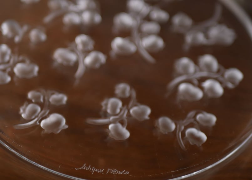 muguet C ラリックのスズランプレート ガラス | mamantique