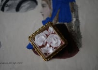 燕と鈴蘭のブローチ フランスアンティーク ツバメ すずらん | mamantique